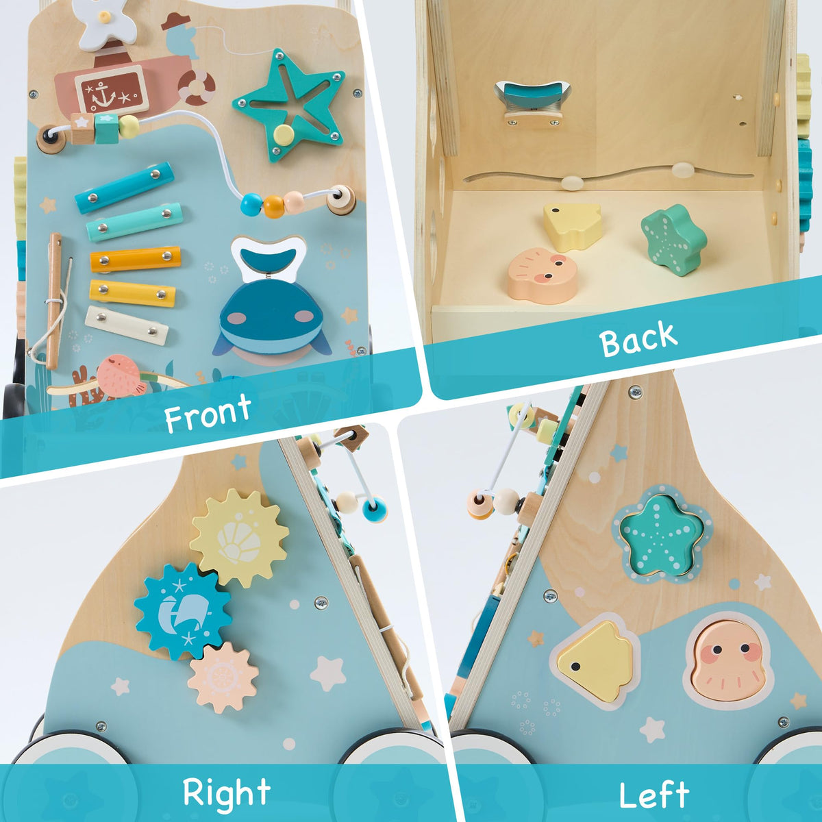 Wooden Baby Walker D12443