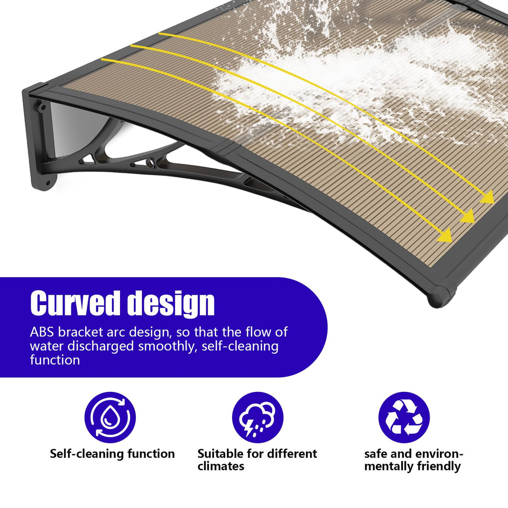 32x48'' Polycarbonate Door Awning A860