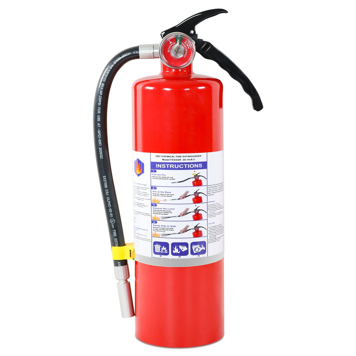 1 Pack 5lb ABC Dry Chemical Fire Extinguisher K3483
