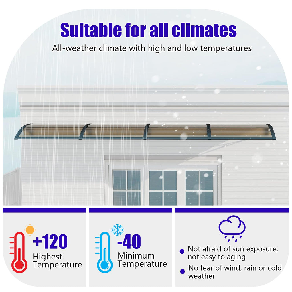 32x48'' Polycarbonate Door Awning A860