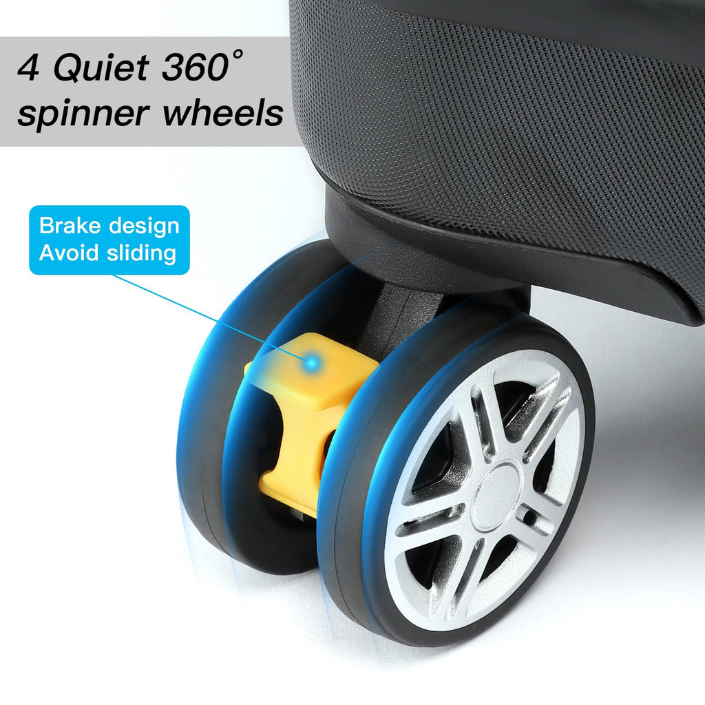 Green Car Seat Travel Bag with Spinner Wheels V99001