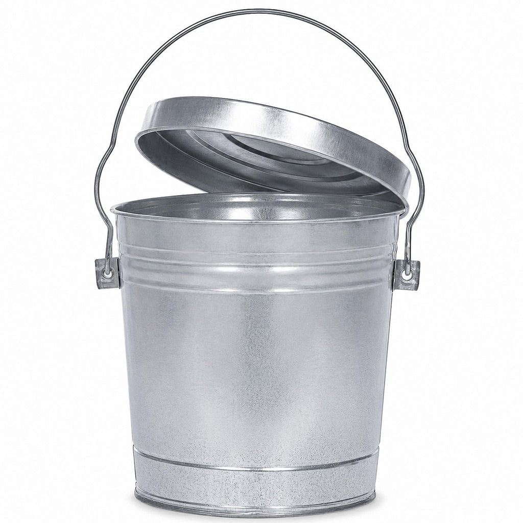 Galvanized Steel Airtight Storage Jar with Locking Lid G713044