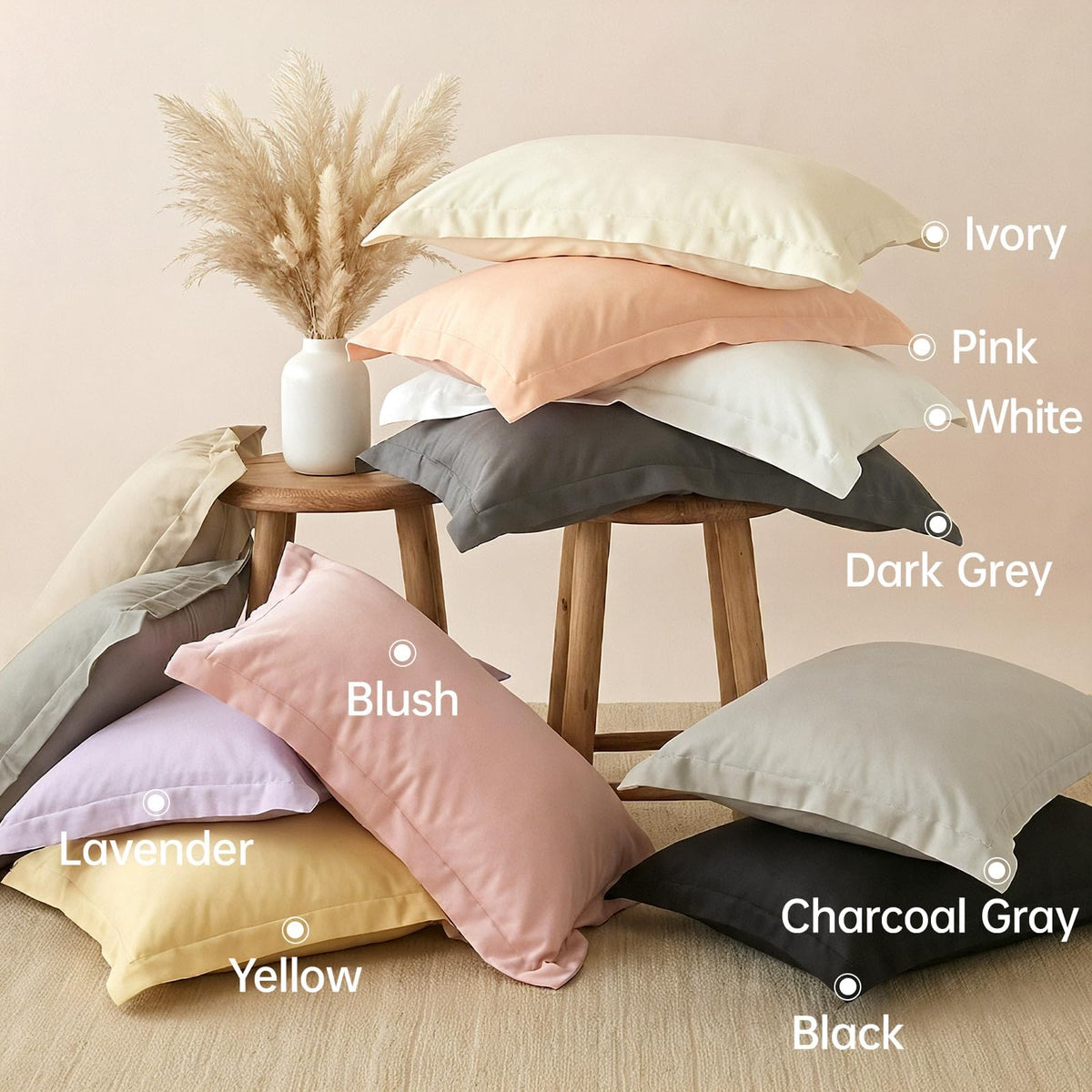 Beige King Size 3 Piece Comforter Set N28740