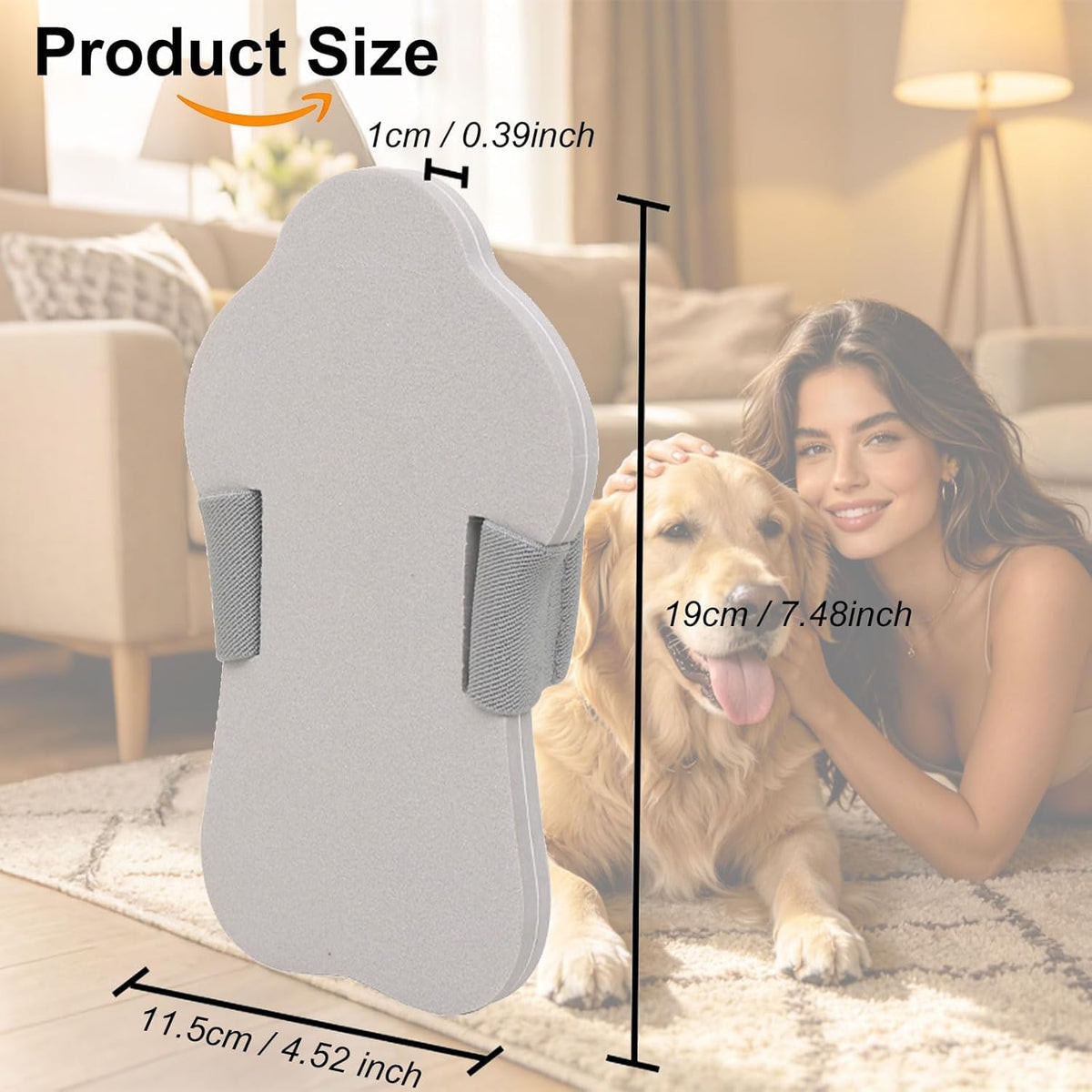 Dog Nail Scratch Board with Hand Strap Y498