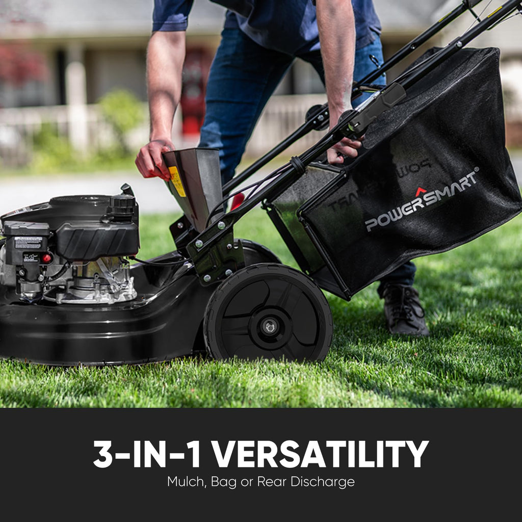 22-Inch Self Propelled Gas Lawn Mower, 170cc 4-Cycle OHV Engine D804801