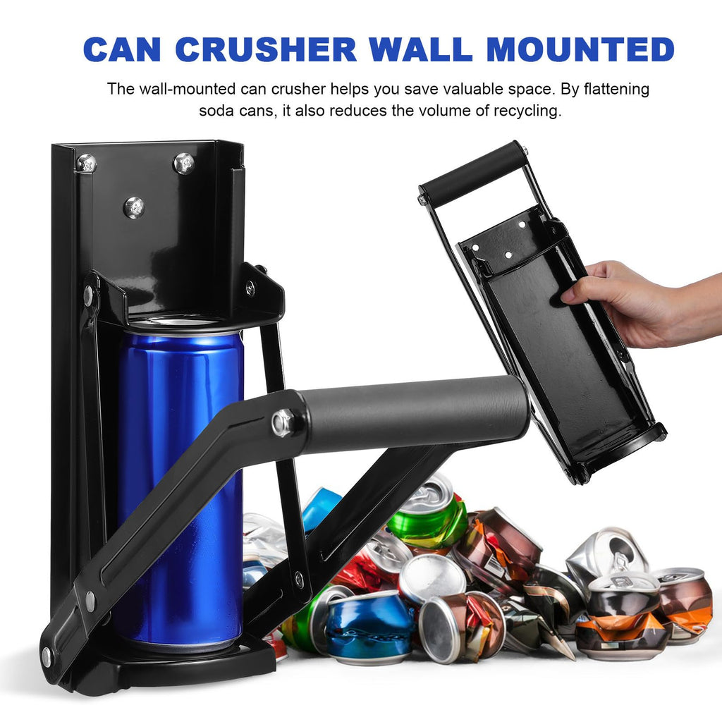 Wall Mounted Stainless Steel Can Crusher A531