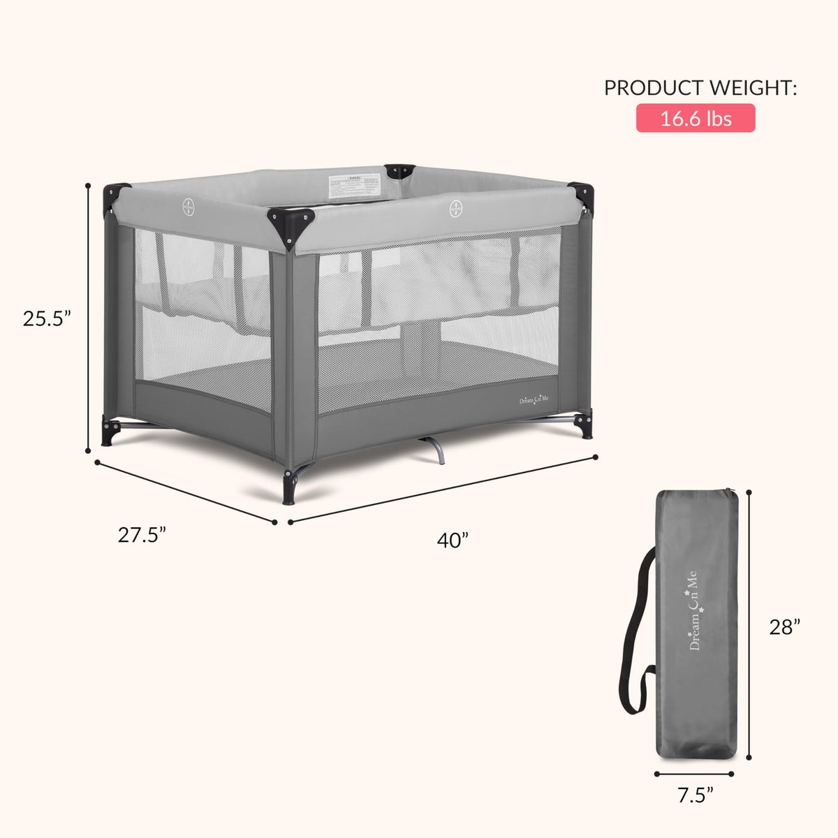 Portable Baby Playard with Bassinet K4485