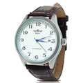 Mechanical Watch Automatic Self-Winding White Dial Blue Hands V40902