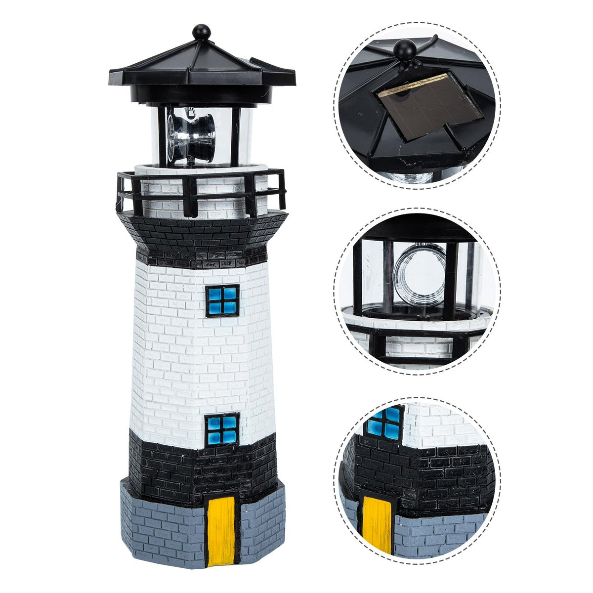 Solar Powered LED Lighthouse Garden Light D402