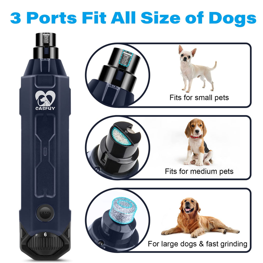 6-Speed Rechargeable Electric Dog Nail Grinder W87908