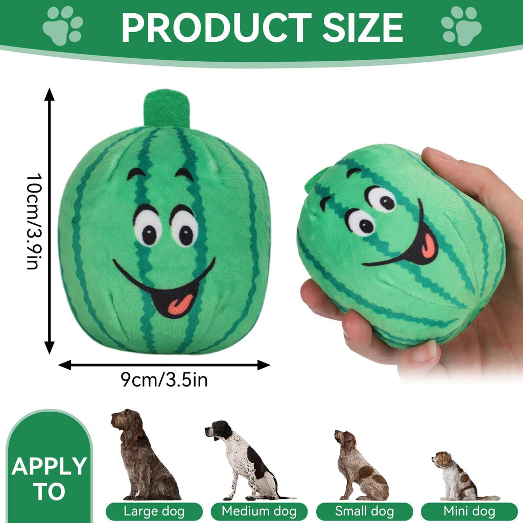 4Pcs Squeaky Plush Dog Toys W4549
