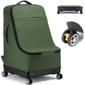 Green Car Seat Travel Bag with Spinner Wheels V99001