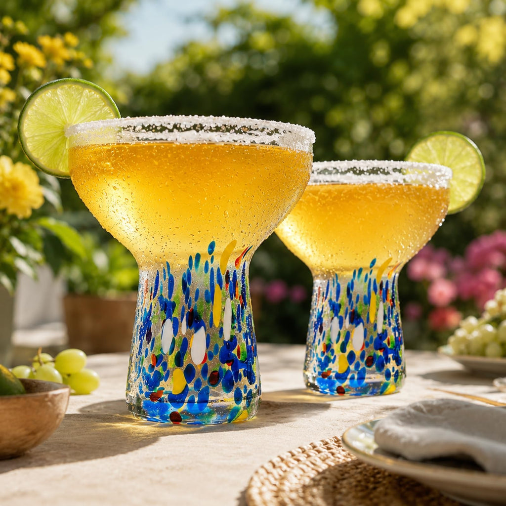 Stemless Margarita Glasses Set of 4 J208
