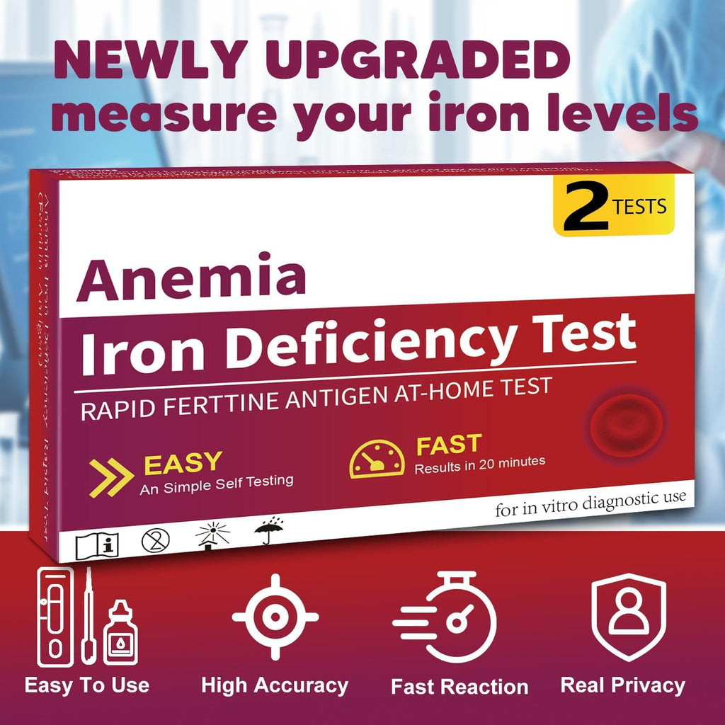 Iron Deficiency Home Test Kit 2 Tests D641