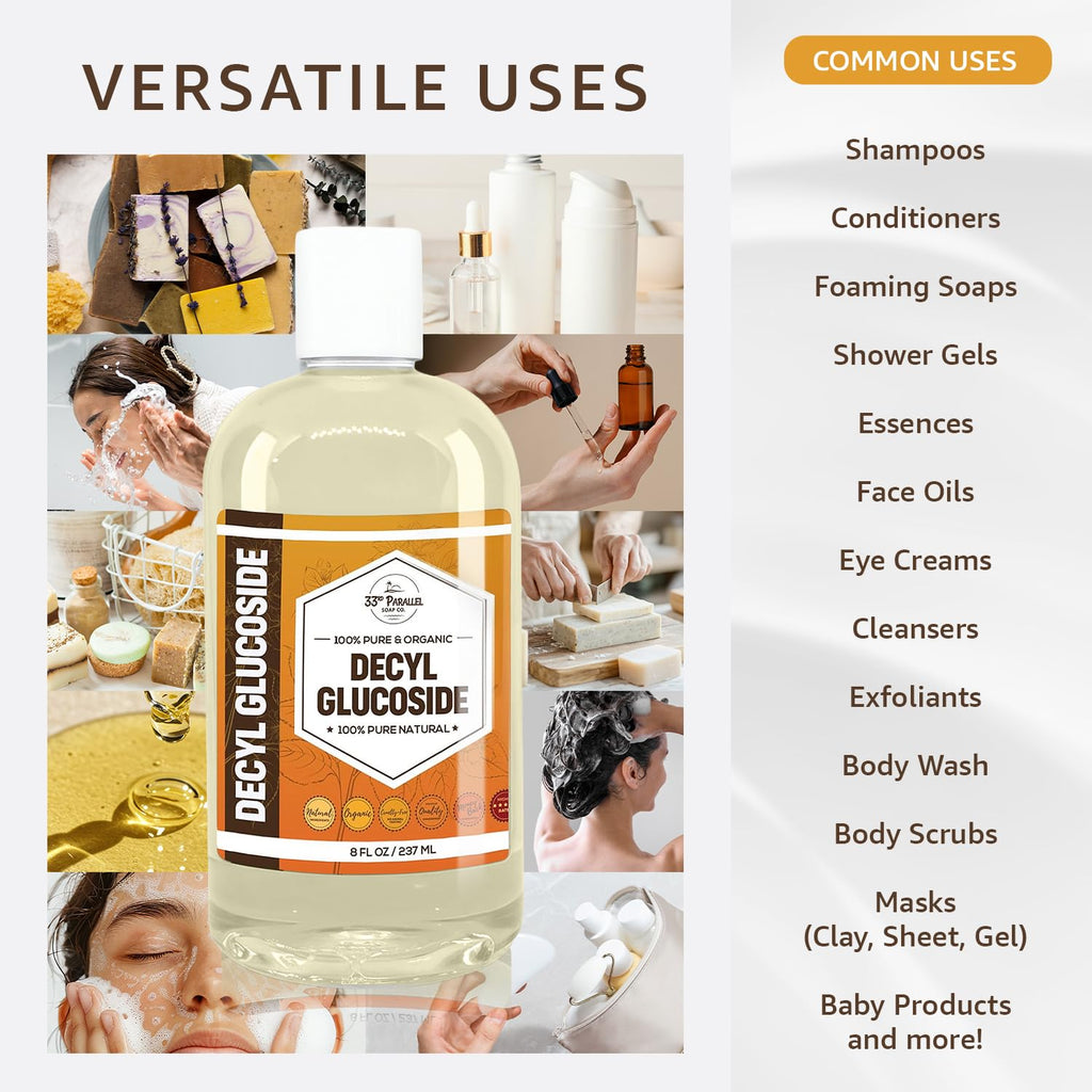 Decyl Glucoside Liquid Surfactant 16 oz W7581