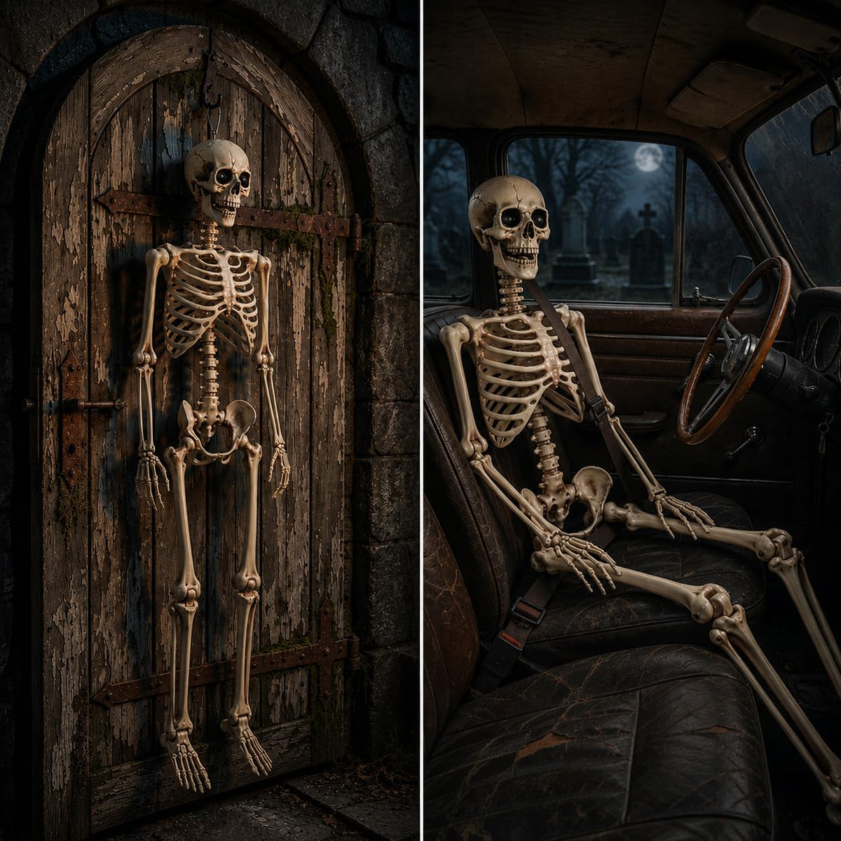5.4ft Poseable Life Size Skeleton S165771