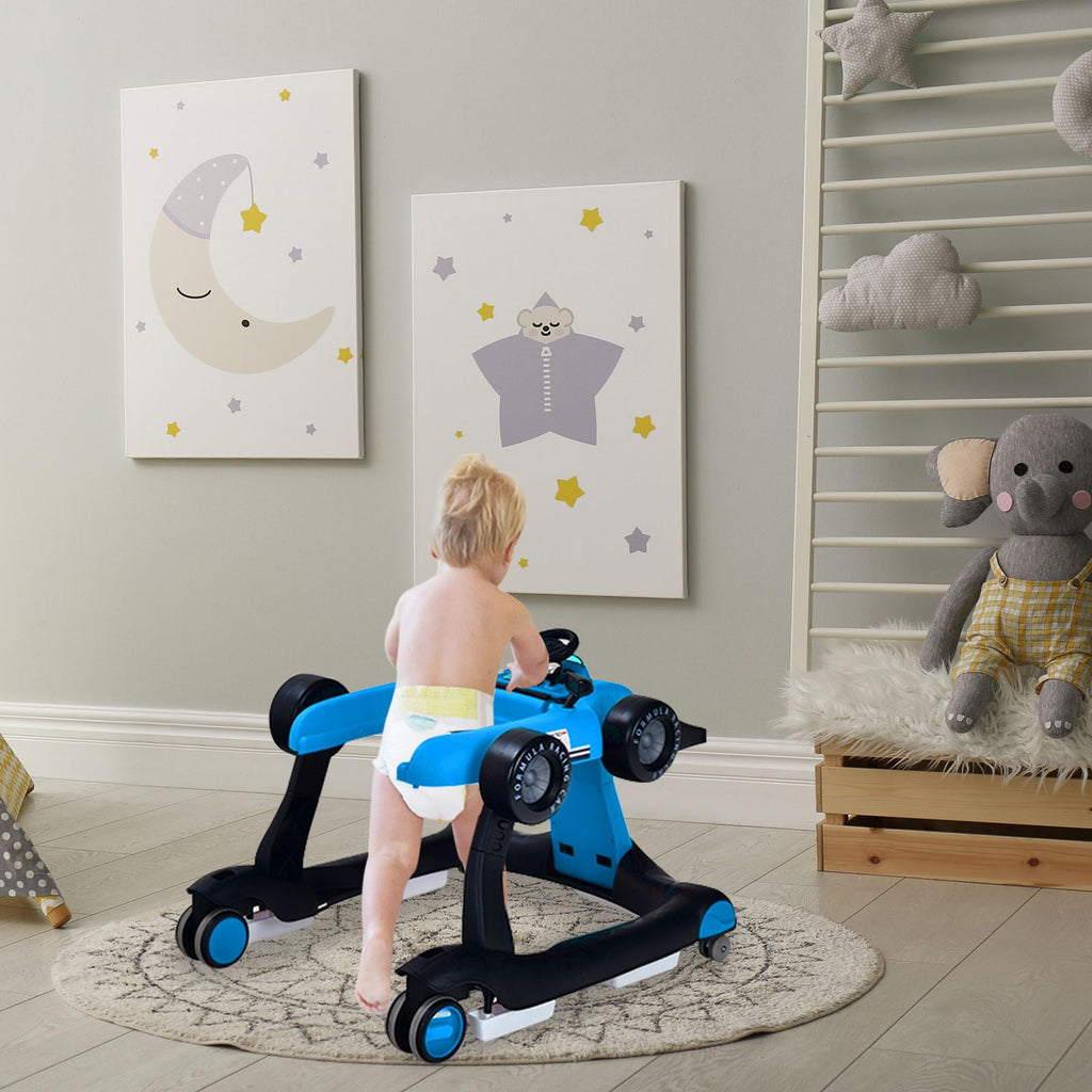 5-in-1 Foldable Baby Walker with Adjustable Height V963810