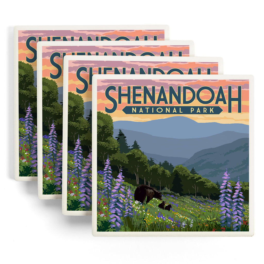 Ceramic Coasters Set of 4 K21009