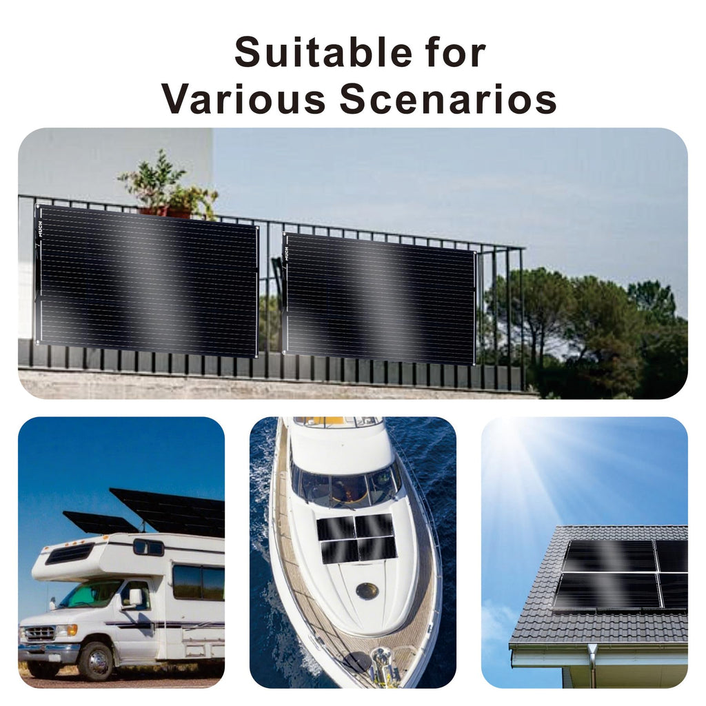 200W Flexible Solar Panel Kit 12V Mono 30A PWM Controller Y5233