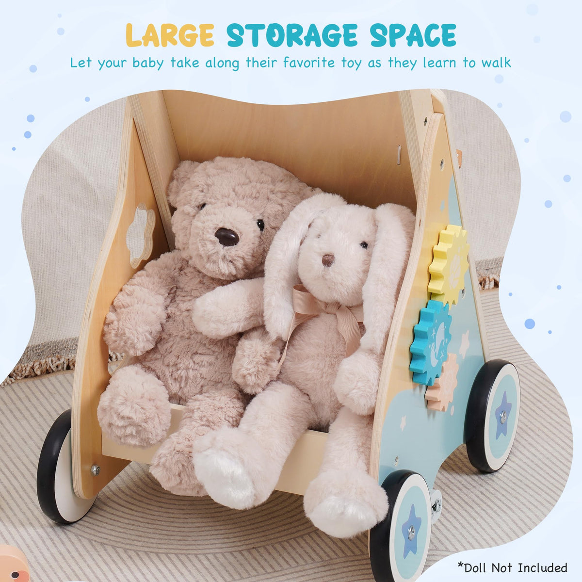 Wooden Baby Walker D12443