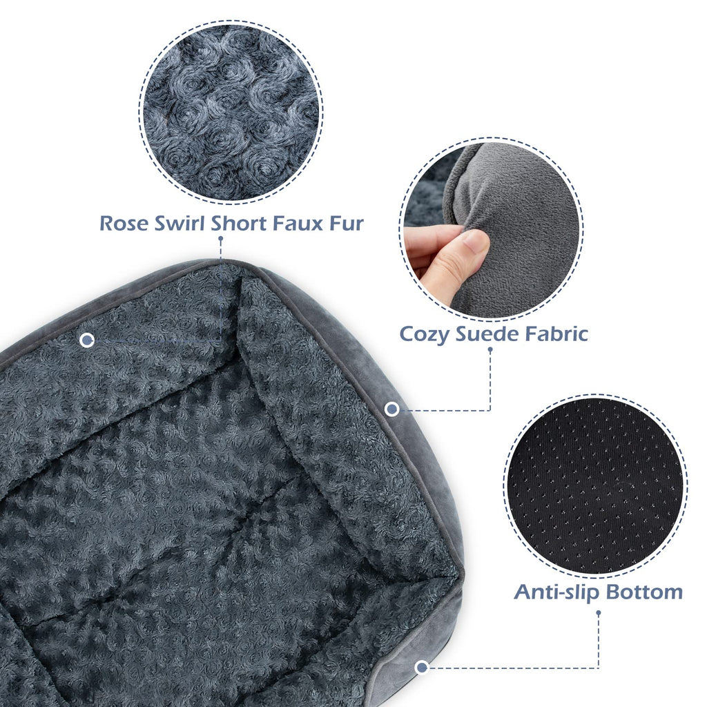 Washable Orthopedic Dog Bed with Anti-Slip Bottom W21524