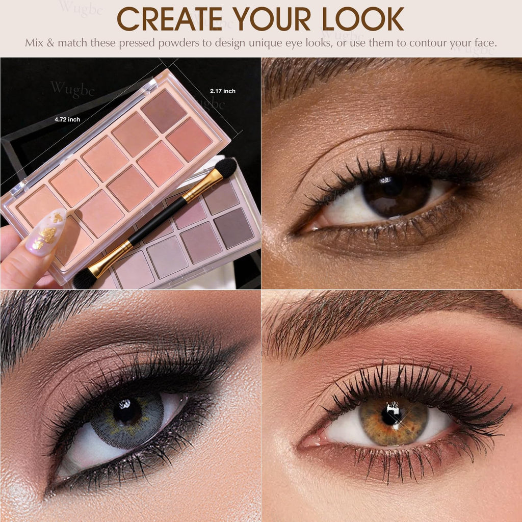 10 Colors Matte Neutral Eyeshadow Palette C633900