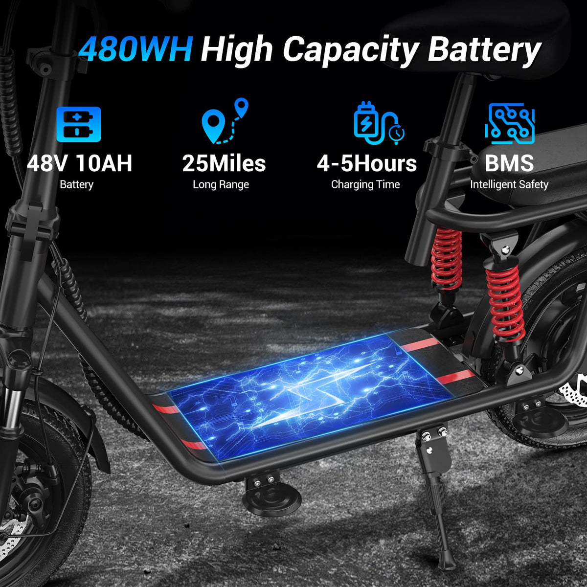 Electric Scooter with Seat K6012