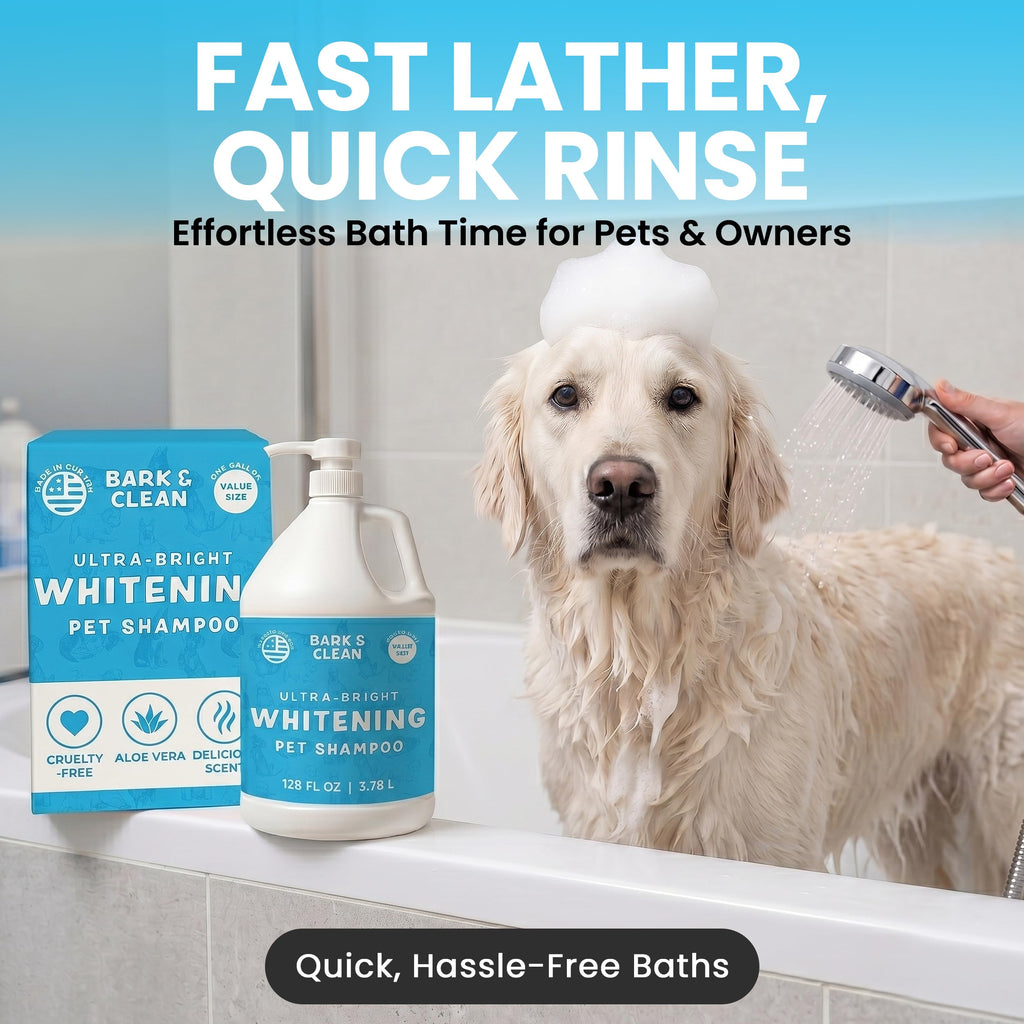 Whitening Dog Shampoo with Pump, 1 Gallon Aloe Coconut J20497