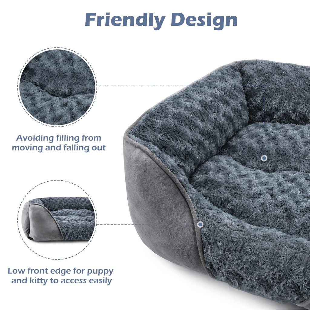 Washable Orthopedic Dog Bed with Anti-Slip Bottom W21524