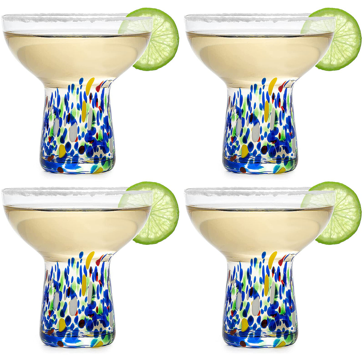 Stemless Margarita Glasses Set of 4 J208