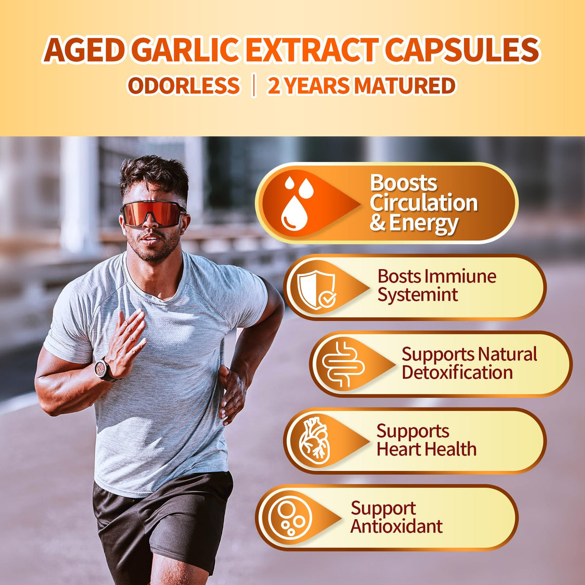 Odorless Gluten Free Aged Garlic Extract Capsules 300 Softgels U784