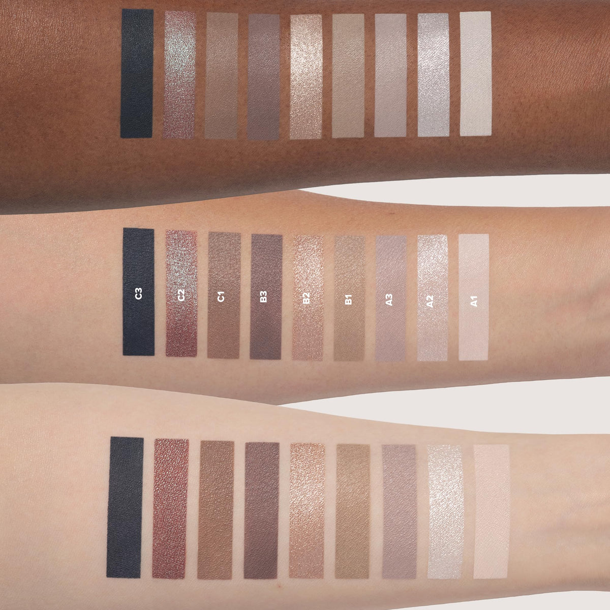 Mini Eyeshadow Palettes - Matte and Metallics S901