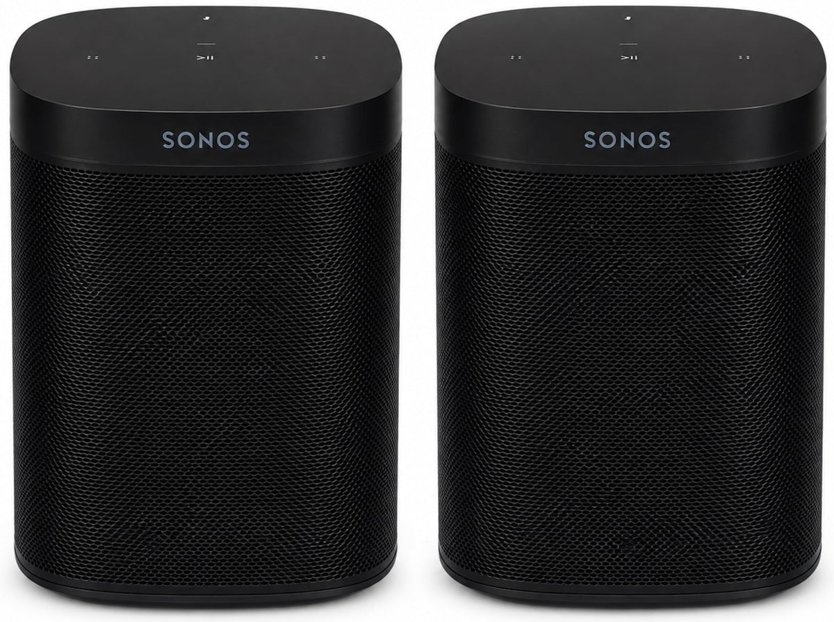 Black Voice Controlled Smart Speaker 2-Pack N993479