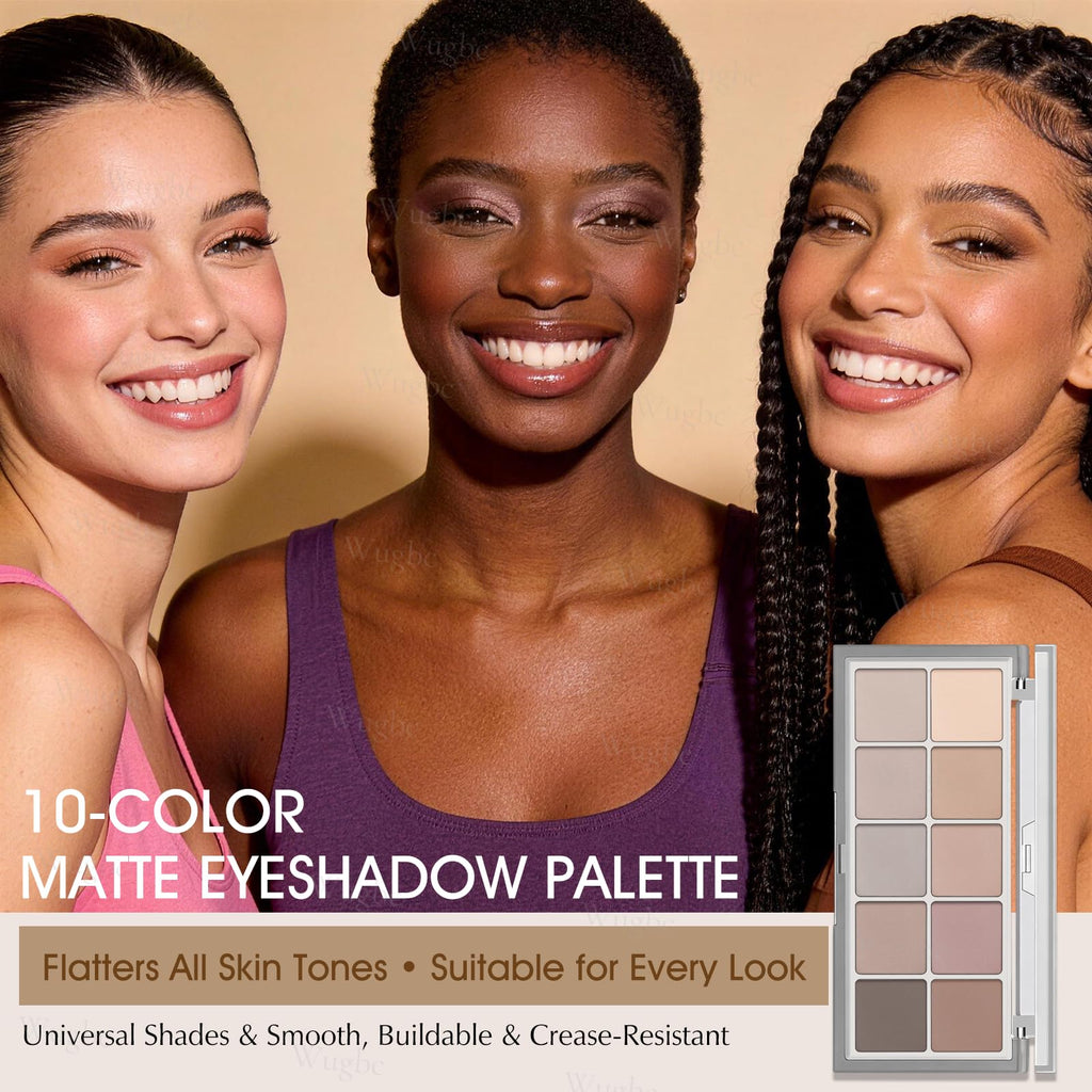 10 Colors Matte Neutral Eyeshadow Palette C633900