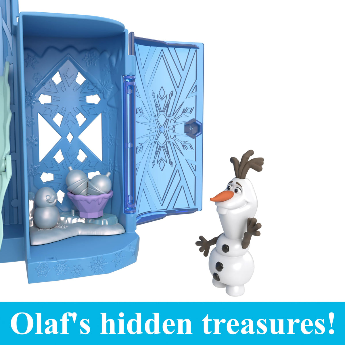 Frozen Castle Doll House Playset with Doll & 8 Accessories S470
