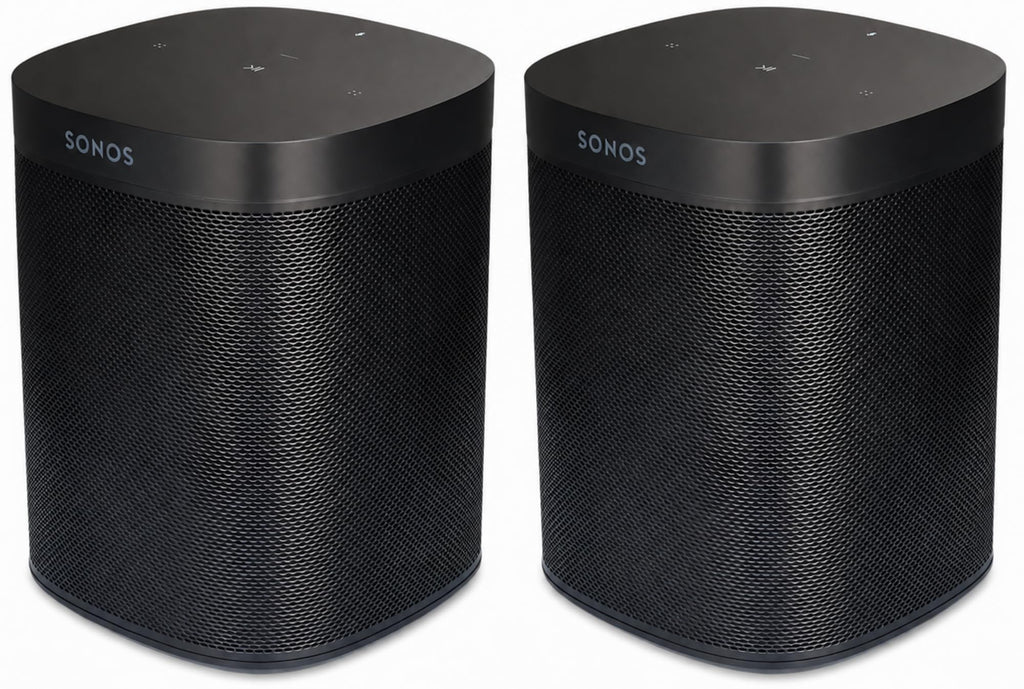 Black Voice Controlled Smart Speaker 2-Pack N993479