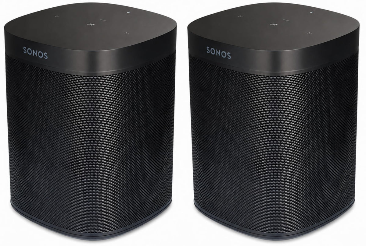 Black Voice Controlled Smart Speaker 2-Pack N993479