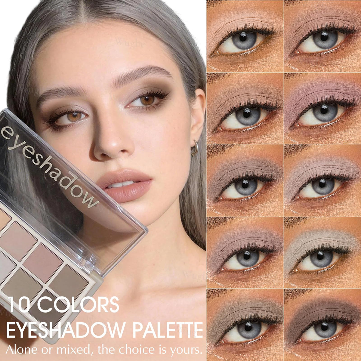 10 Colors Matte Neutral Eyeshadow Palette C633900