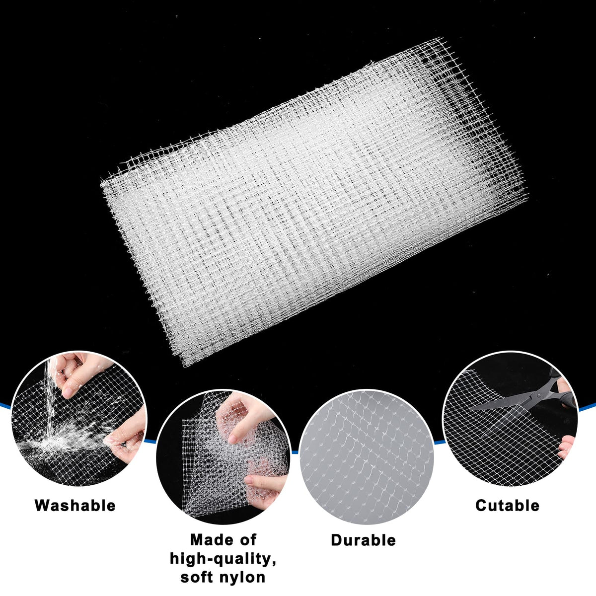 Mesh Netting Aquarium Lid 3.3 x 5 Feet Fish Tank Cover W19404