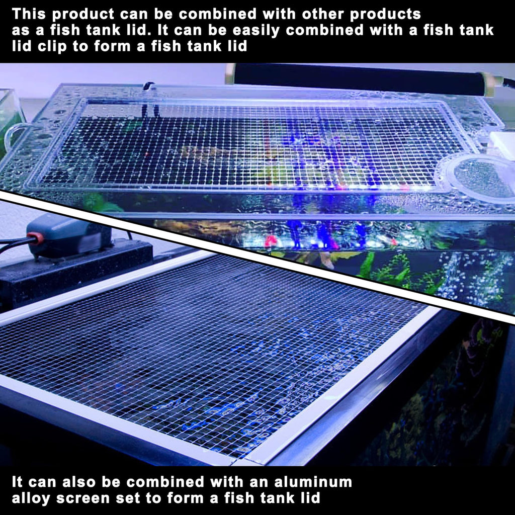 Mesh Netting Aquarium Lid 3.3 x 5 Feet Fish Tank Cover W19404