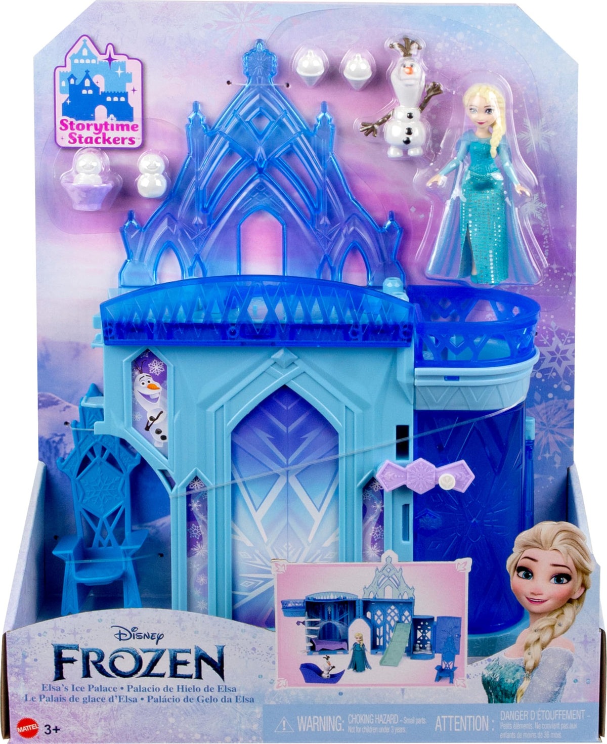Frozen Castle Doll House Playset with Doll & 8 Accessories S470