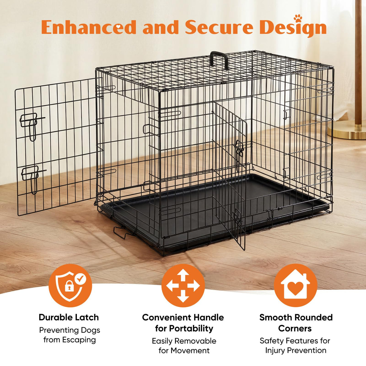 36 Inch Foldable Dog Crate P591