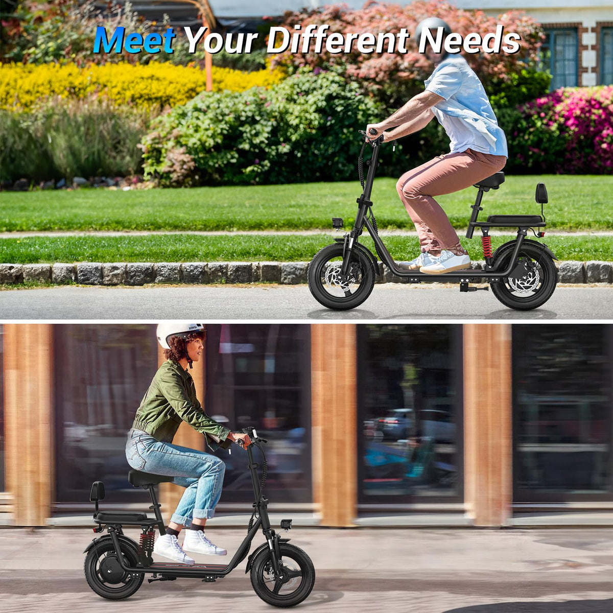 Electric Scooter with Seat K6012