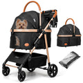 Black 3-in-1 Pet Stroller S726