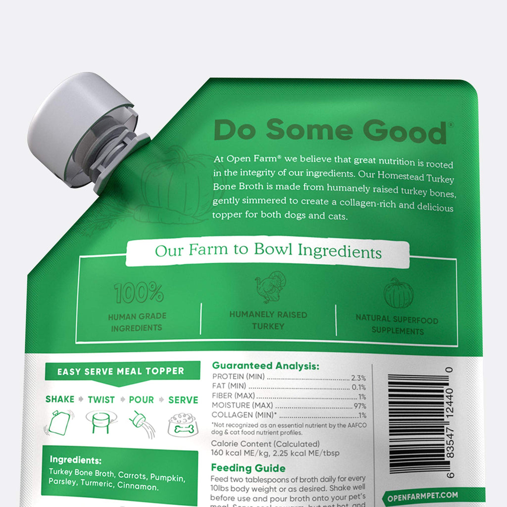 Bone Broth Food Topper for Dogs and Cats 12oz T566401