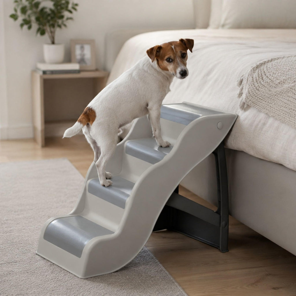 Lightweight 4-Step Pet Stairs J9167