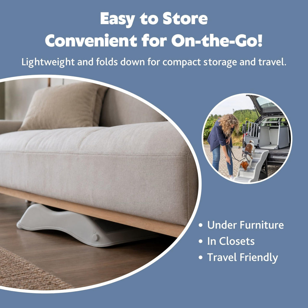 Lightweight 4-Step Pet Stairs J9167