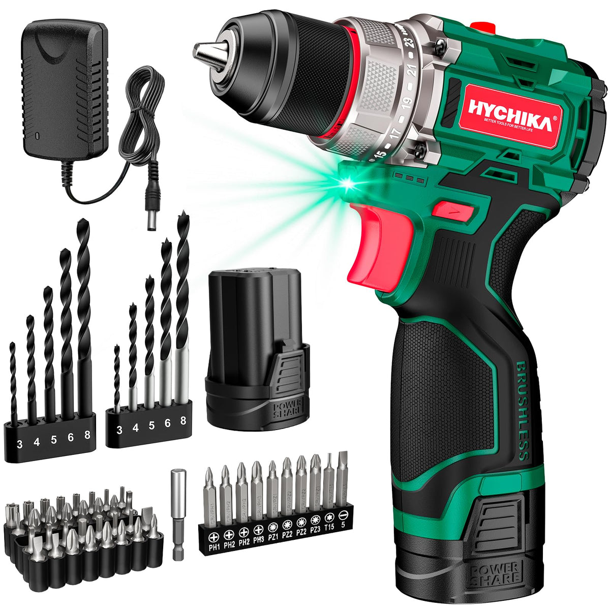 16.8V Cordless Brushless Compact Drill M3630