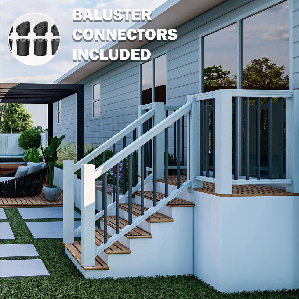 105 Pack 26" Black Aluminum Deck Balusters U5691