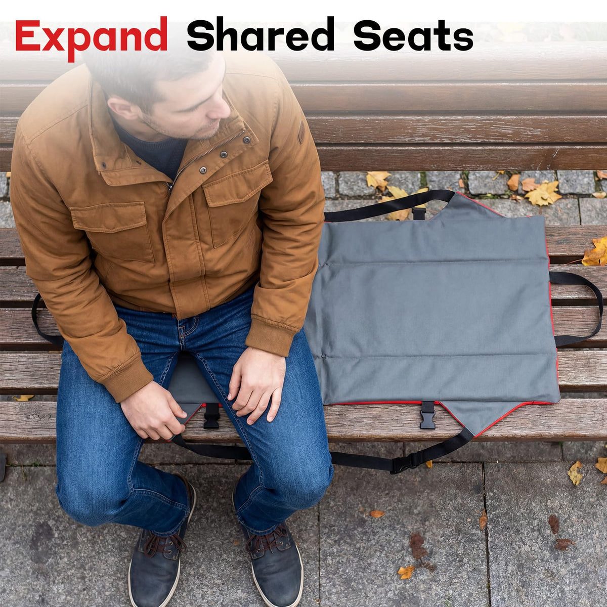 2 Pack Foldable Stadium Seats with Back Support Y959